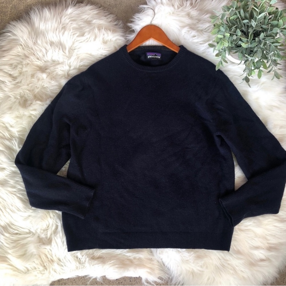 Patagonia Navy Blue Recycled Cashmere Sweater